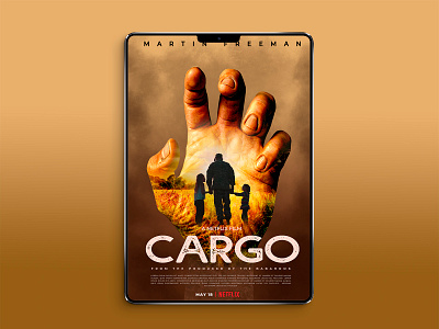 Movie Poster banner brush cargo graphic design logo mockup mockupdesign movieposter photoshop poster posterdesign typography
