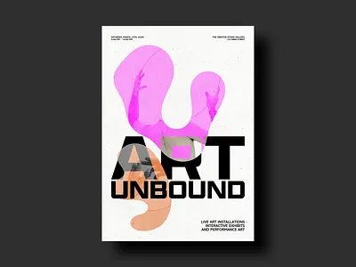 ART EXHIBITION POSTER art art exhibition art gallery graphic design poster poster design