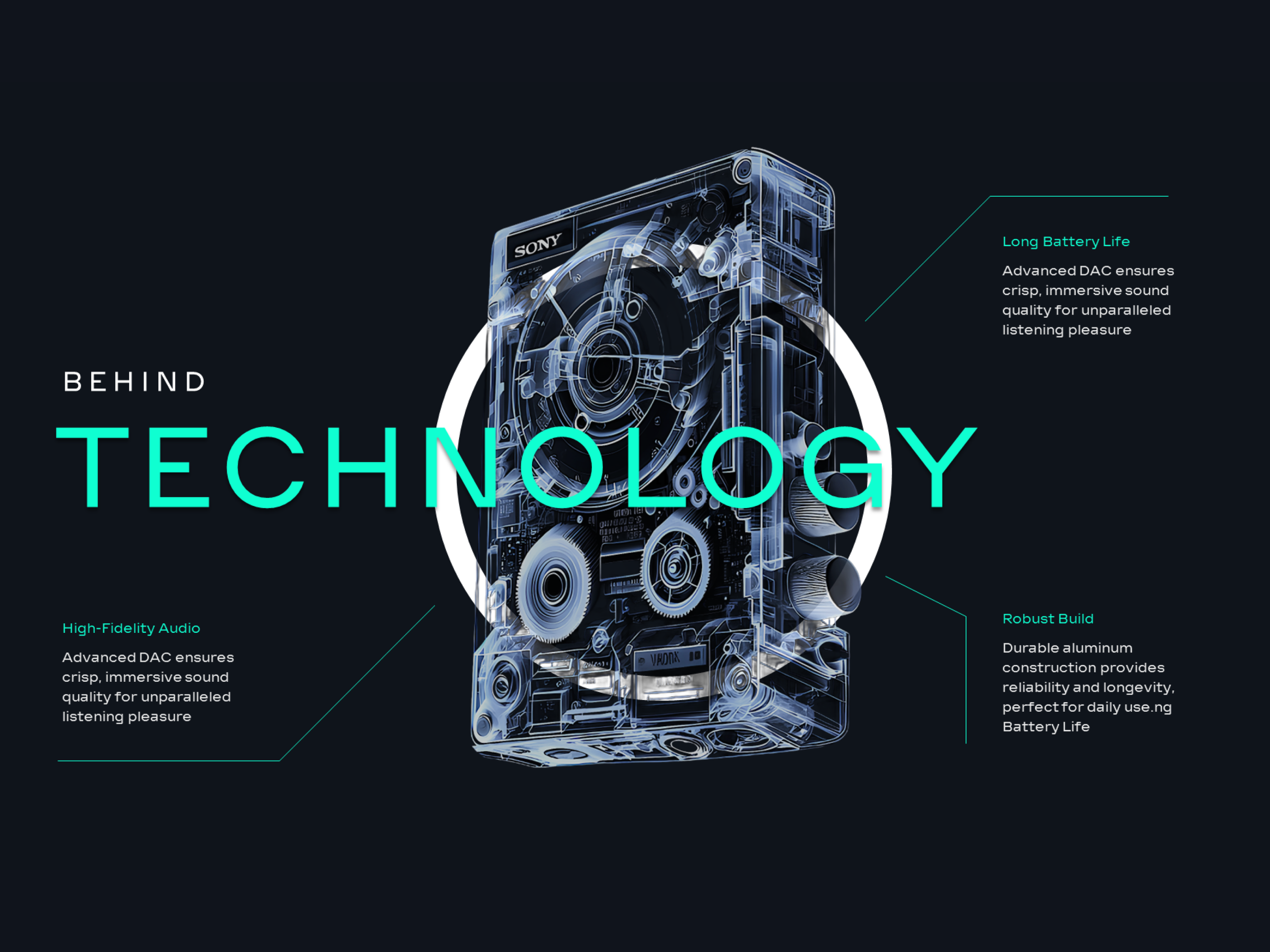 Animated PowerPoint Slide | Sony ai animation company presentation dark deck design design google slides graphic design keynote pitch deck pitch deck design power point powerpoint presentation presentation design presentation layout technology typography