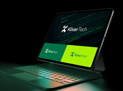 Kliver Tech app app icon branding company logo design icon letter k logo logo design neon simple symbol tech technology ui
