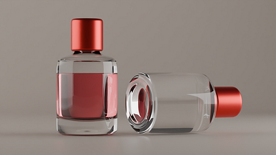 Perfume Bottle (Blender) 3d blender