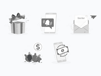 Empty State illustration Volume 1 404 app empty page empty state icon illustration invite no files no money notifications onboarding placeholder saas saas web transaction vector