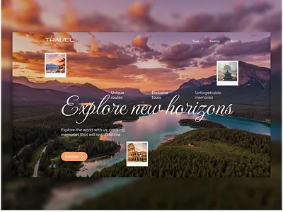 Concept TravelCompany concept design design web ui веб