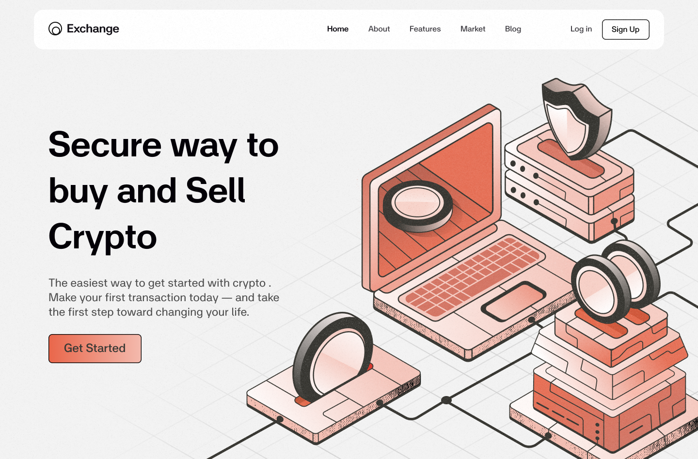 Example of Modern Isometric Vector Illustrations