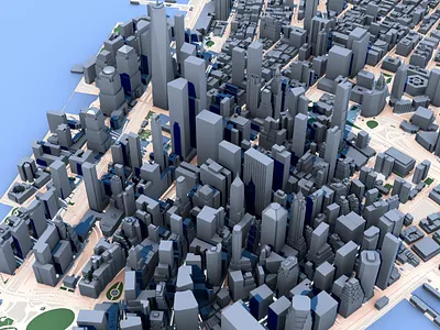 New York 3d model city city model usa new york