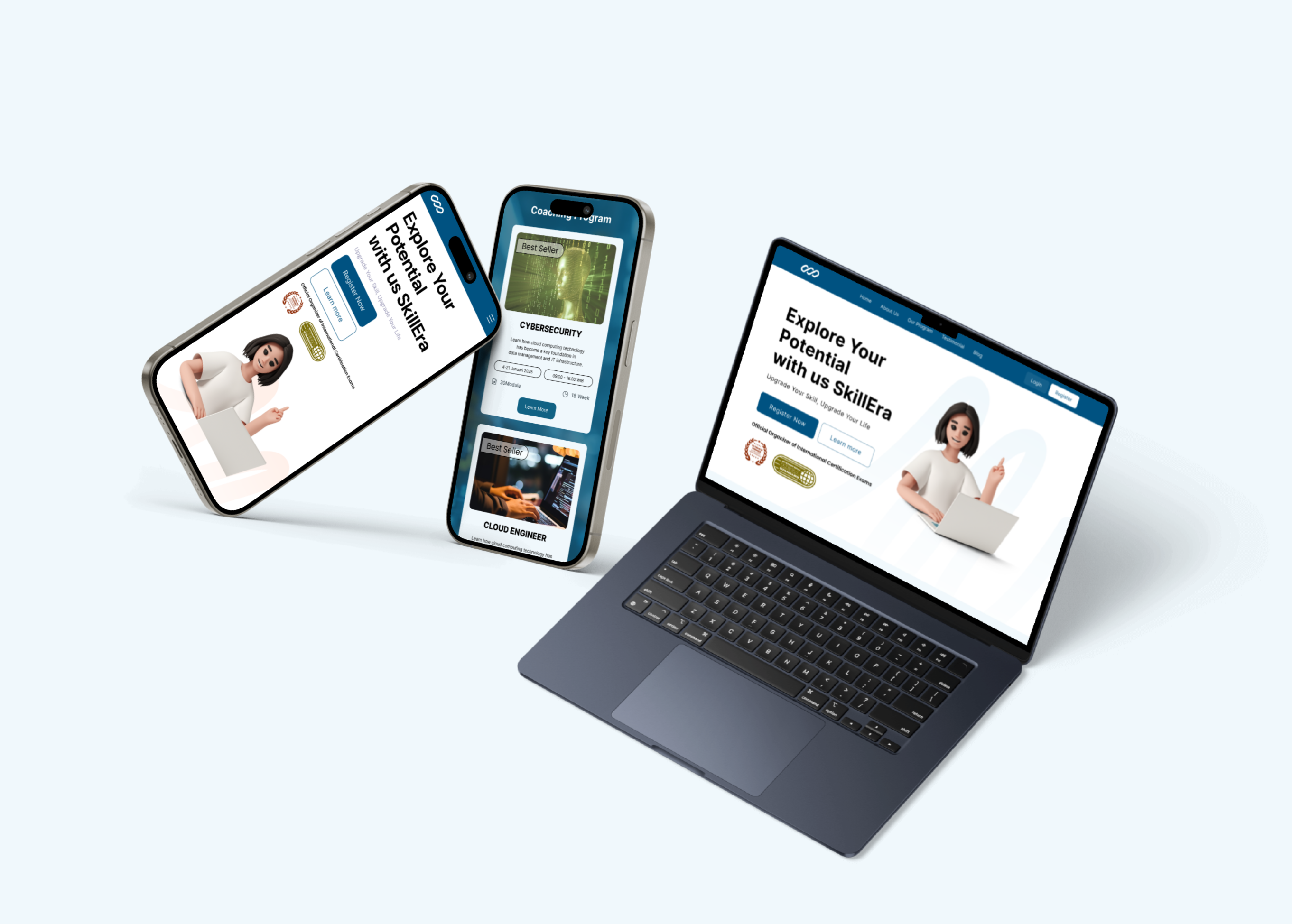 Example of Landing Page Design With Figma