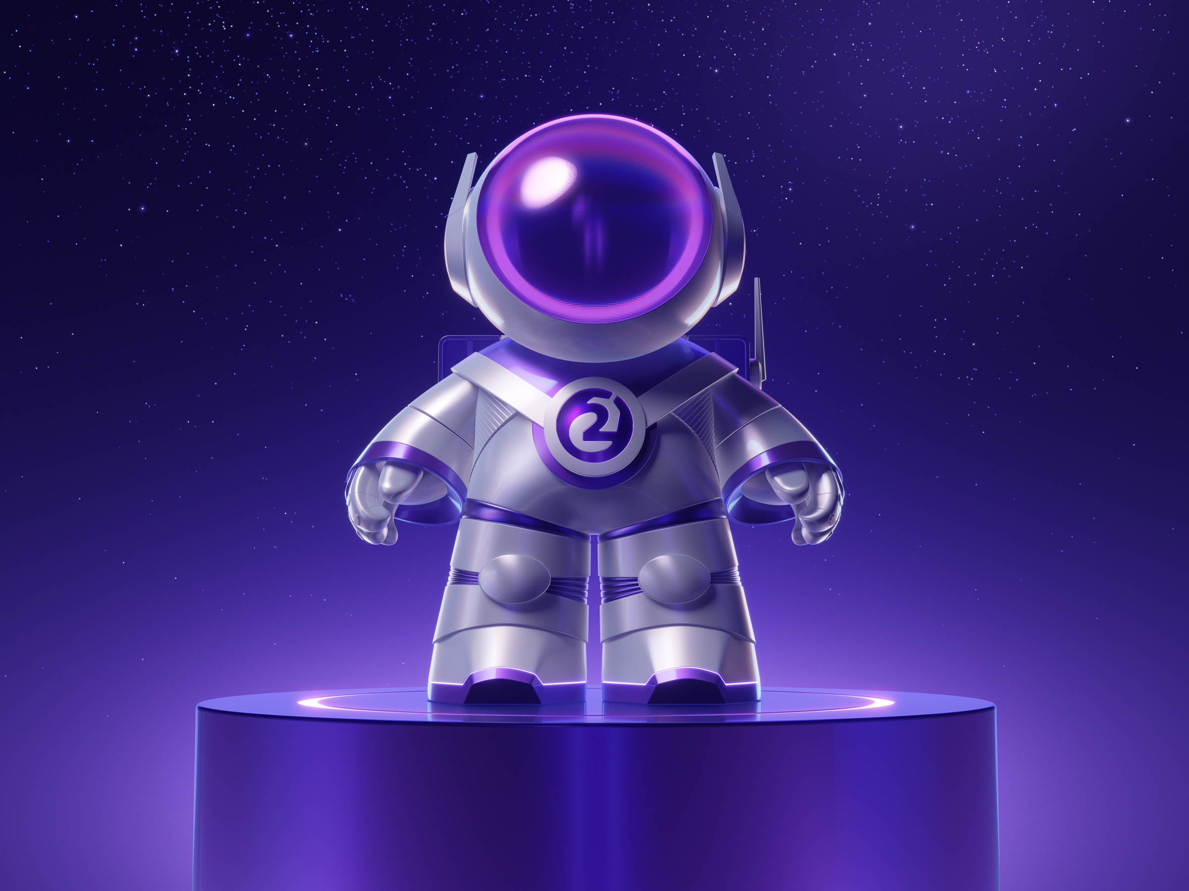 Example of Mascot 3D Illustration