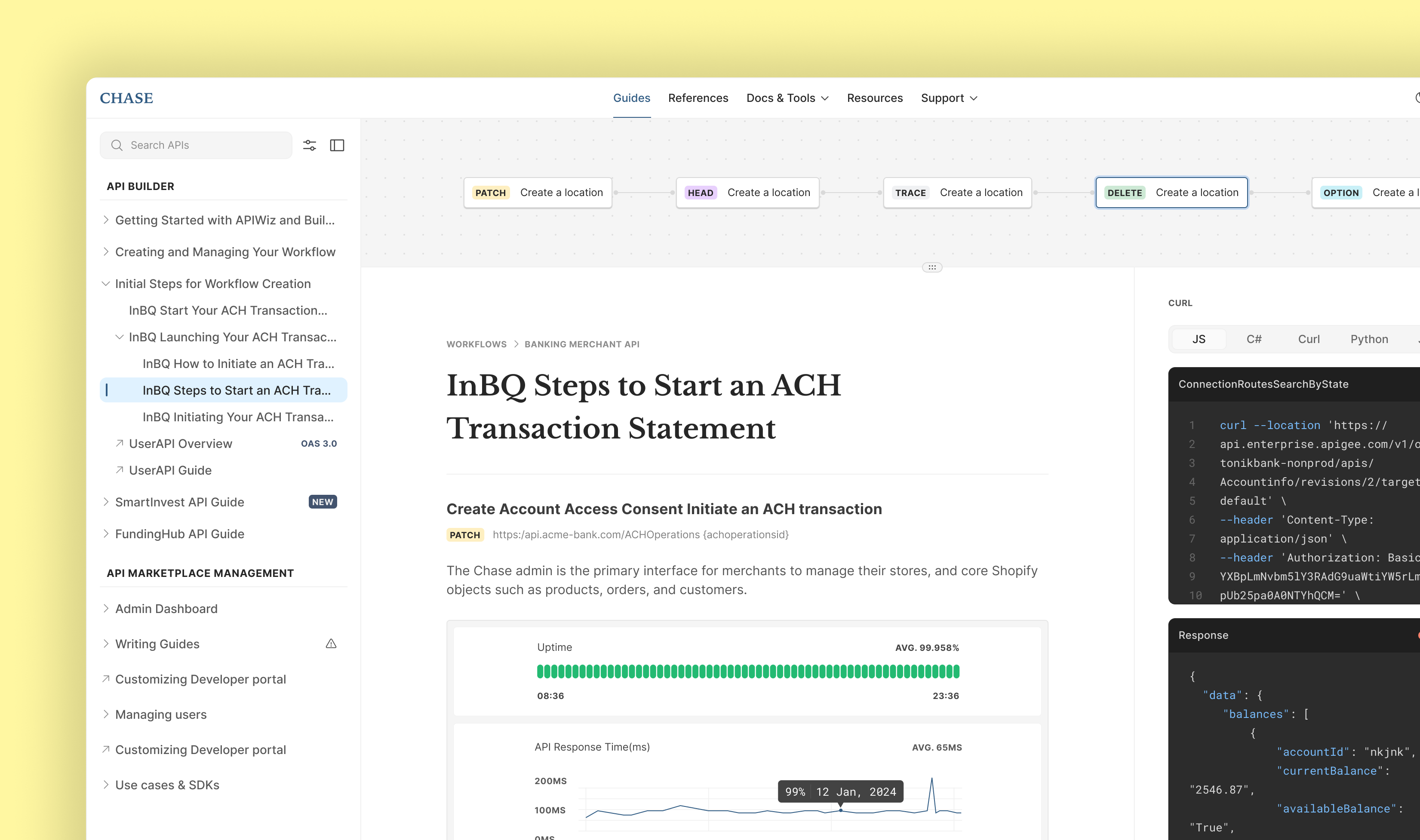 Developer Portal - Light Mode b2b iconography product design saas typography ui ux visual hierarchy
