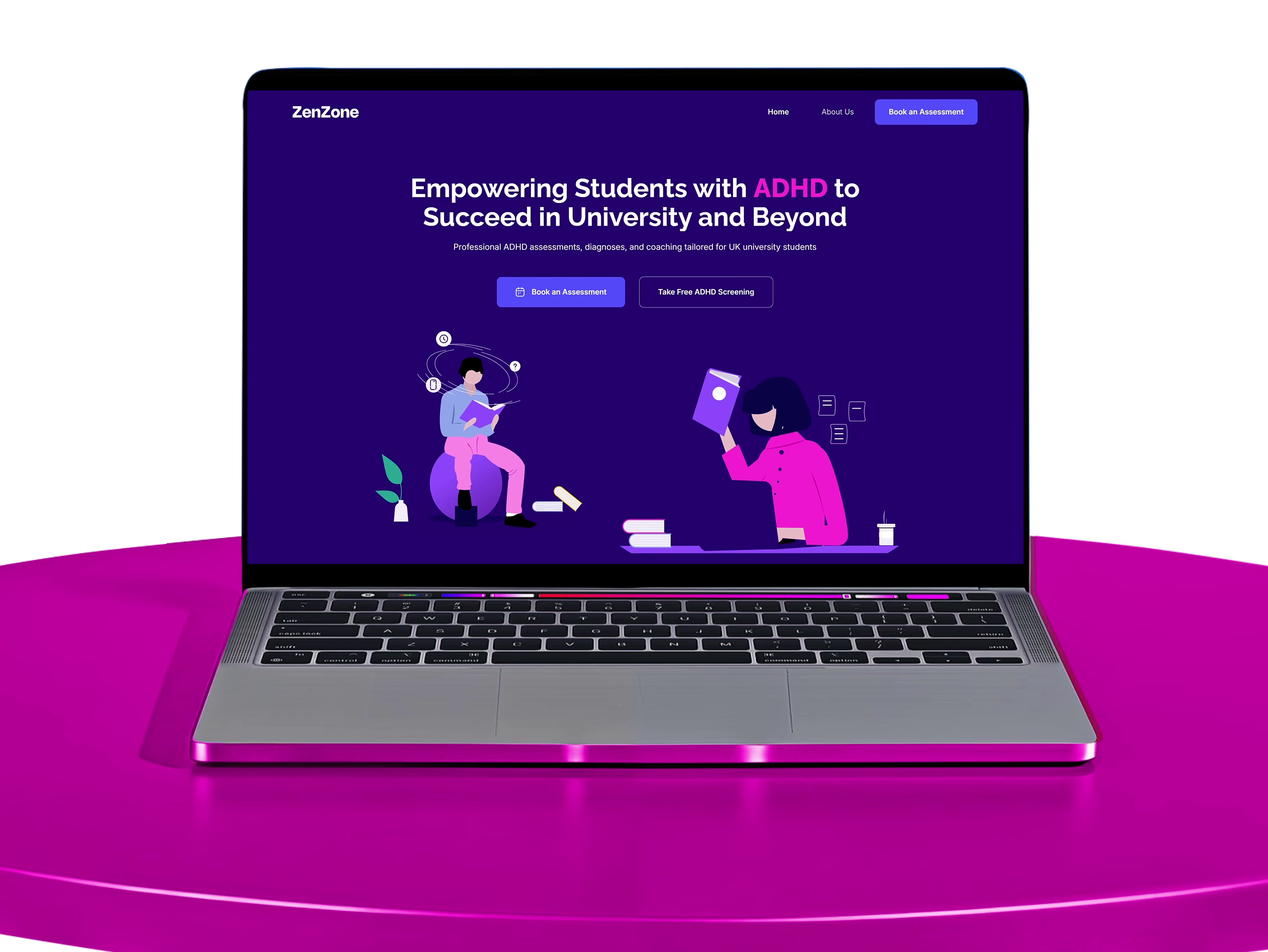 Example of Website Design (UI/UX)