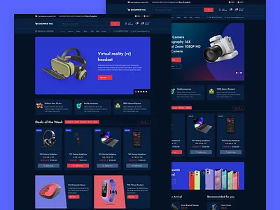 Shopper TNC - Retail & E-Commerce Website Template ecommerce ecommerce website shopper