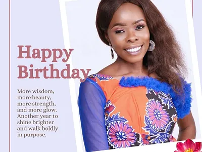 Birthday flyer graphic design