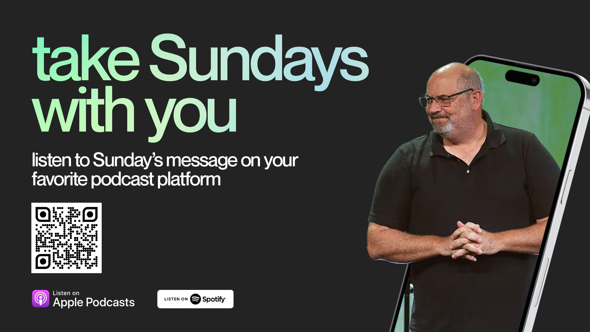 Take Sundays with You church design graphic design