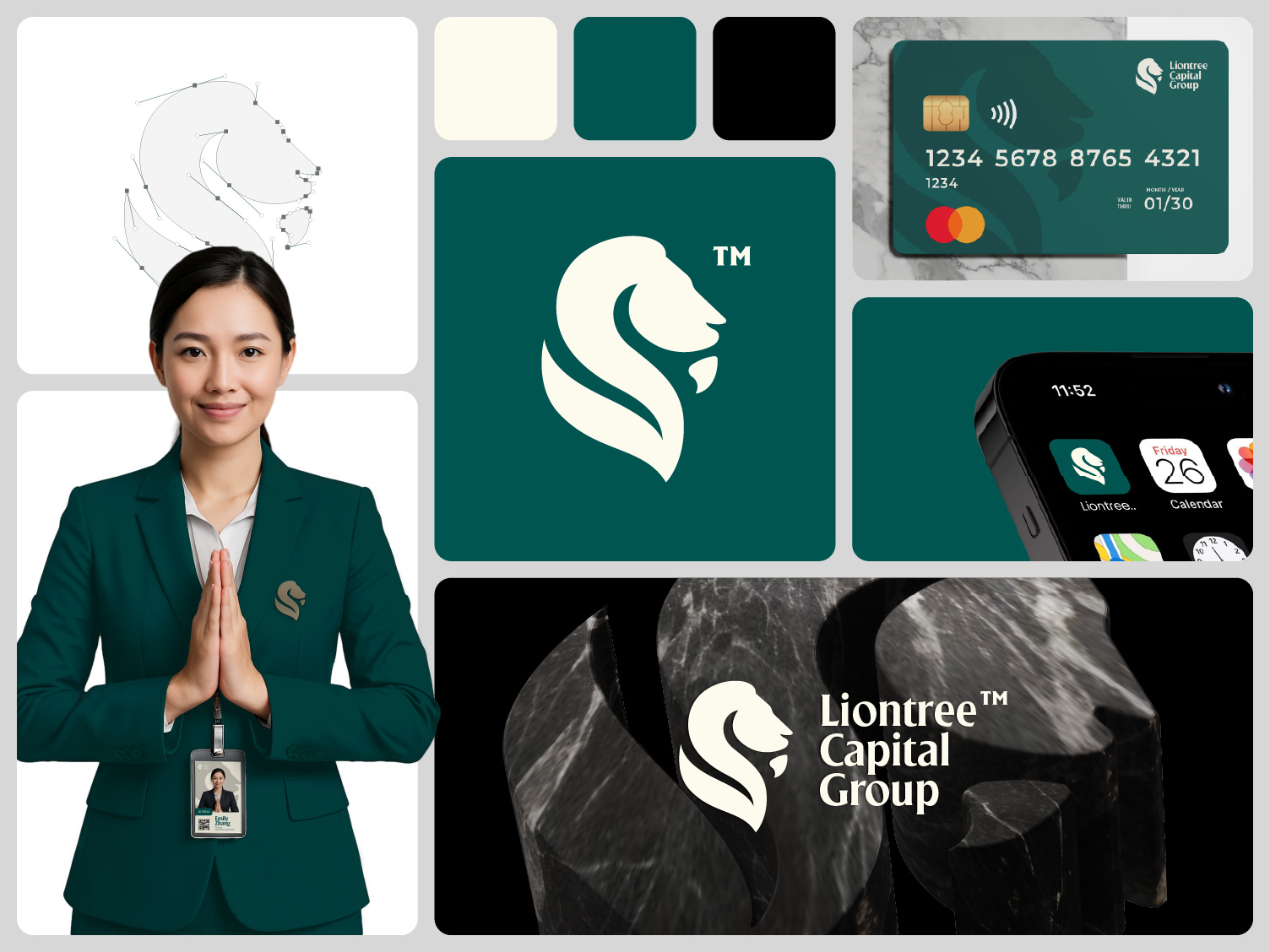 Example of Modern Logo With Brand Identity Design