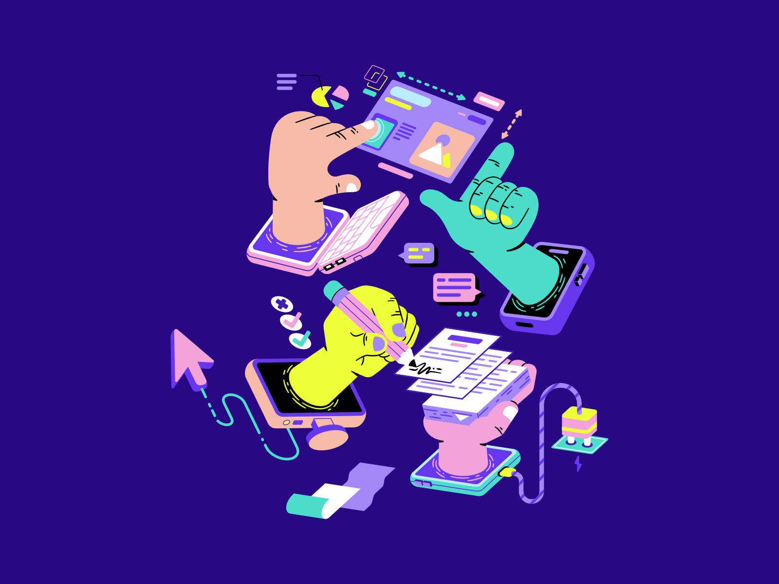 Example of TeamTide illustration