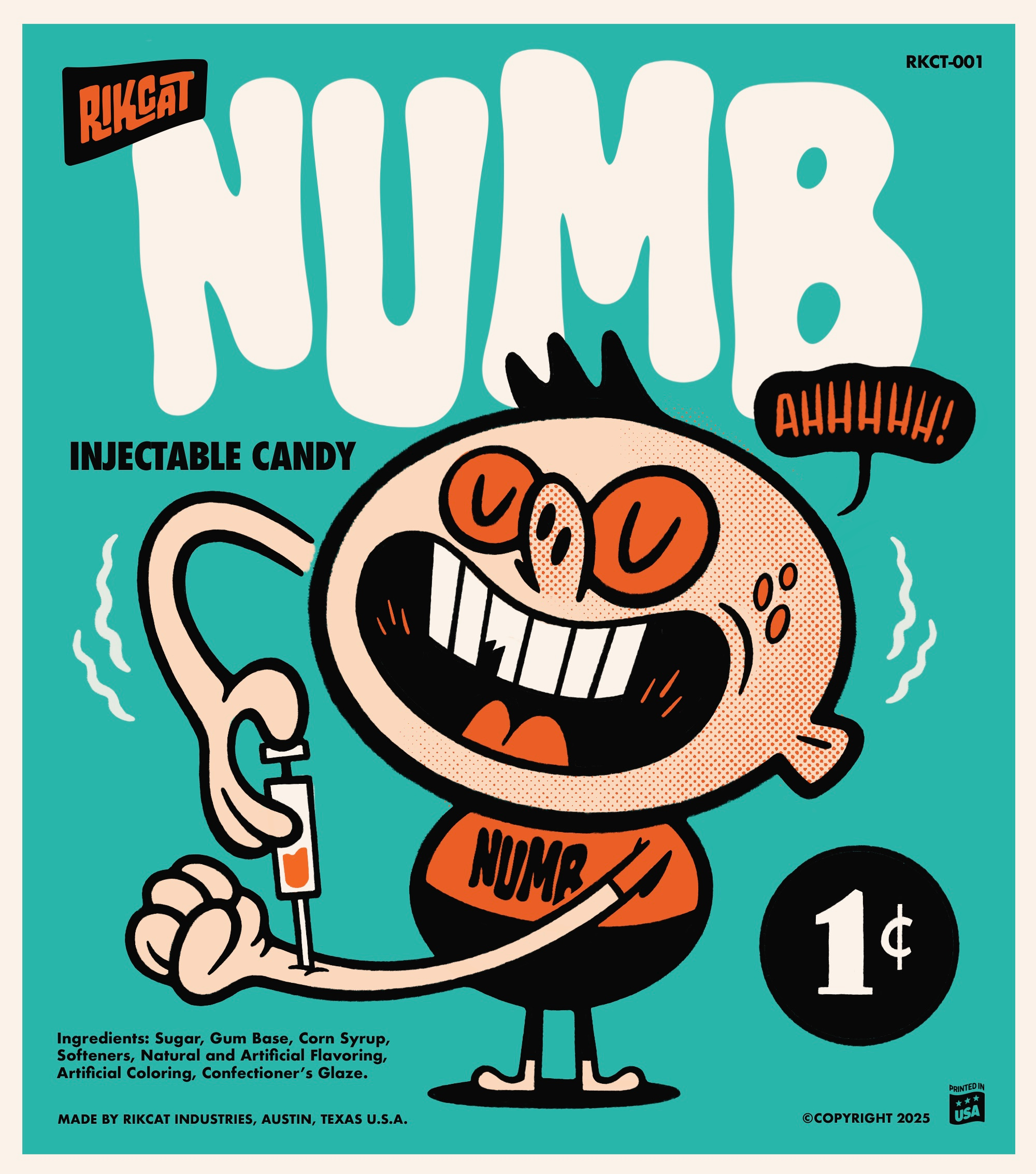 Numb - Injectable Candy branding design graphic design illustration