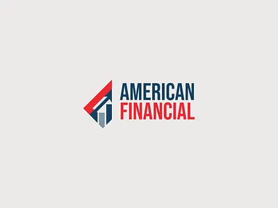 American Financial Logo Design Concept by Kachaam branding design design company finance company branding finance logo design financial logo graphic design illustration logo logo design vector