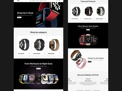 E-commerce Landing Page design ui uiux website website design
