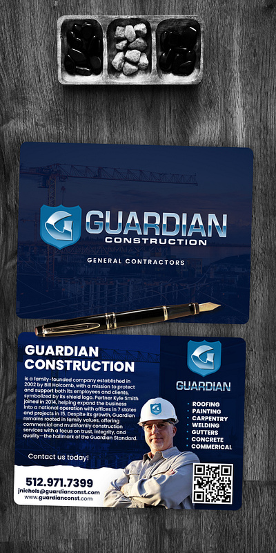 Guardian Construction blitz cards card cards postcards