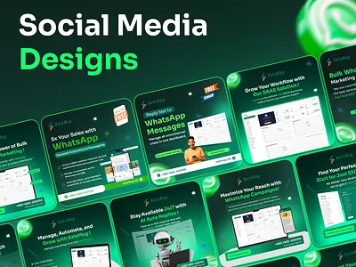 Whatsapp Automation SAAS Social Media Post Design ads design branding facebook post feed design graphic design instagram post linkedin post design motion graphics saas marketing social media ads social media design social media post socialmedia software post design trendy post design whatsapp automation