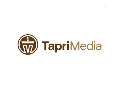 TapriMedia_ Logo Design, Minimal, Clean branding cool creative design icon logo minimal simple