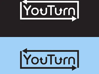 Youturn Logo branding graphic design logo