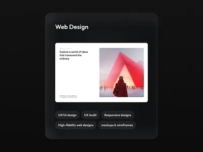 Website card card design ui ux uxui webdesign