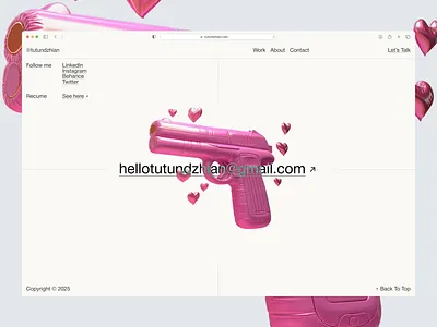 Portfolio 2025© — Footer No. 2 branding design graphic design illustration logo minimalism ui ux vector visual