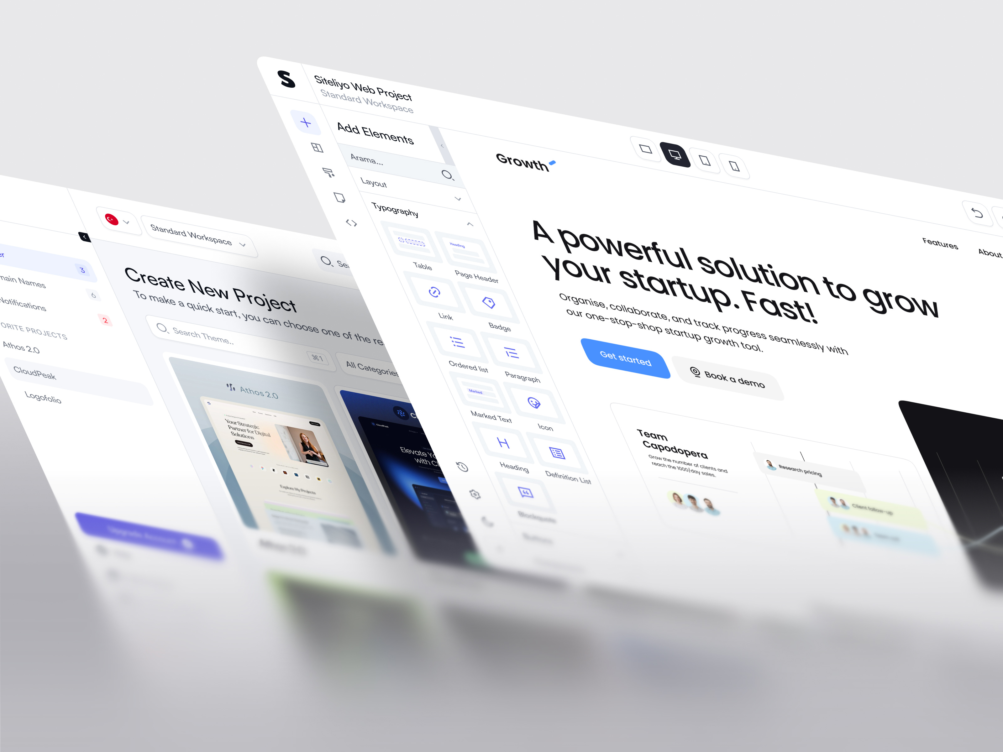 Example of UI/UX Landing Page Design