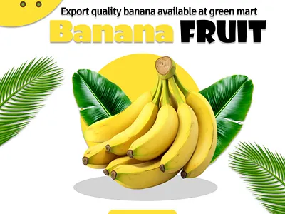 I Design For My Client Eye-Catching Banana Design banana design graphic design photoshop