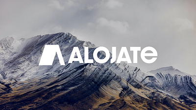 Alojate Logo Design a airbnb booking brand identity branding cabin graphic design hotel house letter letter a logo monogram real state travel turismo