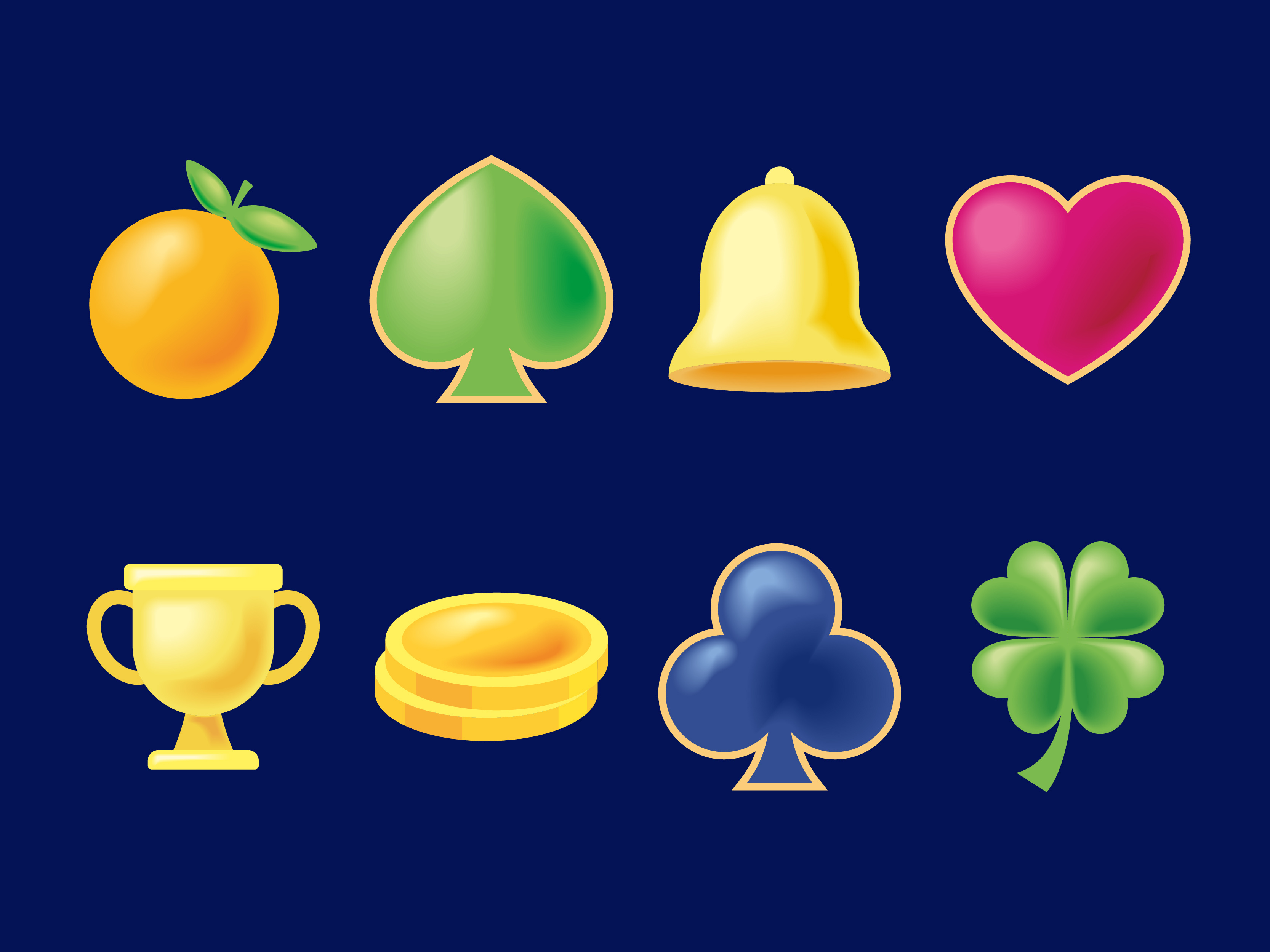 Casino Icons casino design graphic design icons items vector