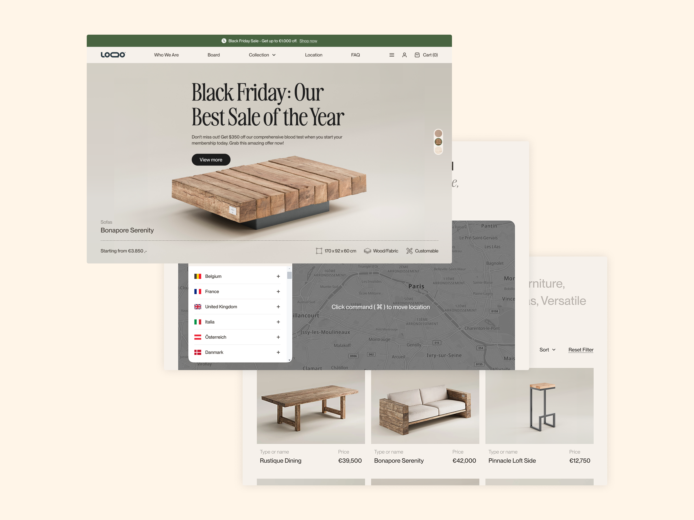 Example of Modern Ecommerce Design (Web & Mobile)
