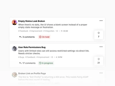 Feedbacks desktop app feedback feedback collection feedback management system filters product design ui design ux design web app