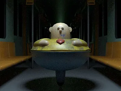 The Life of a Spinning Top 3d animation blender motion graphics