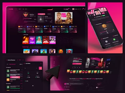 Pigmo - Web3 Casino UX/UI casino gambling interface product designer ui uiux user experience user interface ux uxui web3