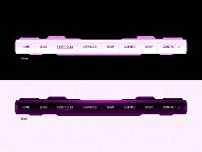 Cyberpunk Web Navigation custom nav bar cyber menu cyberpunk cyberpunk menu nav bar navigation ui ui design ui ux ui web ux ux design web design web navigation