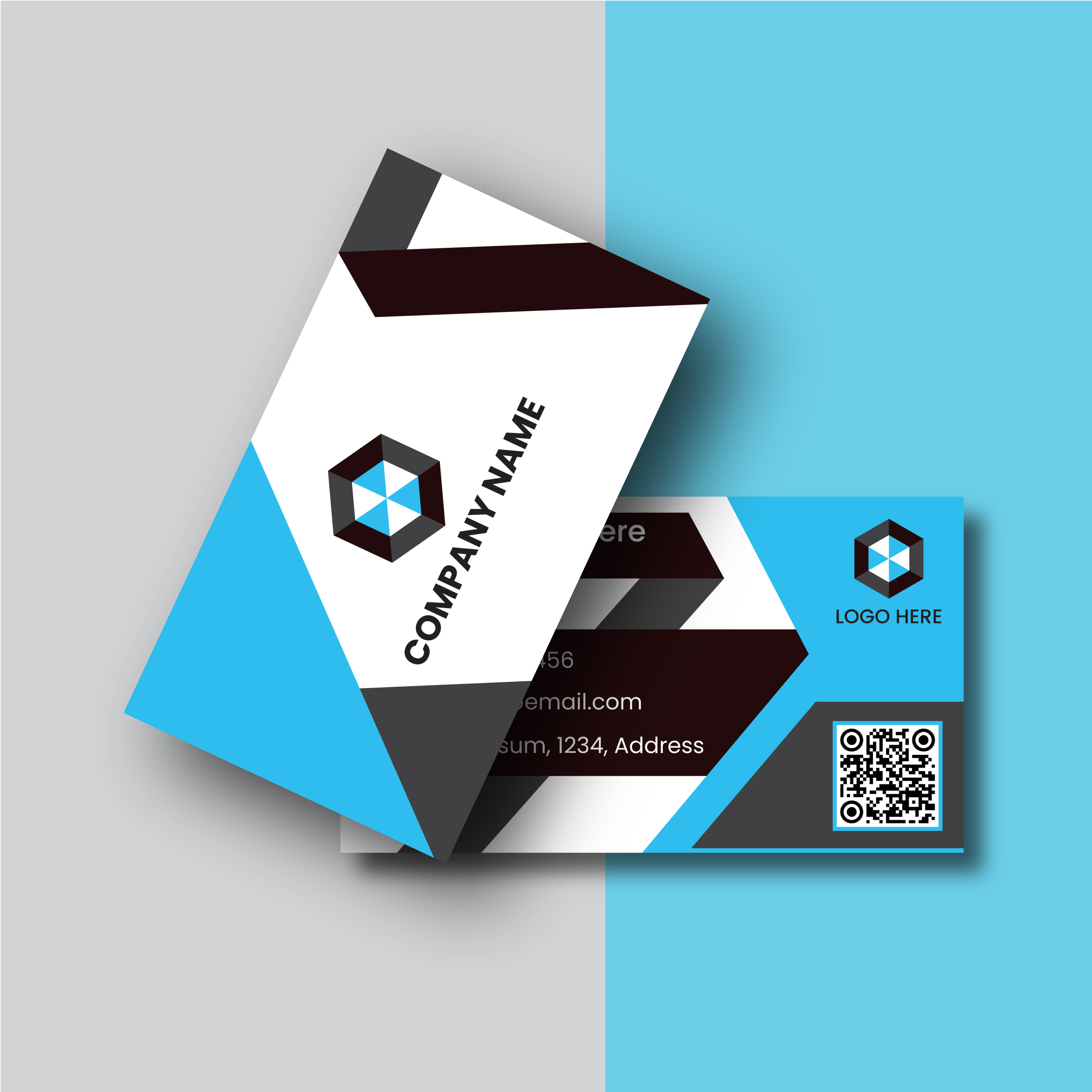 Example of Minimalistic Business Card Design