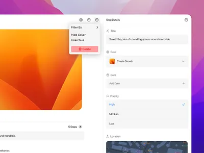 Growth To-Do List App app daily ui dailyui design interface light light mode mac macos minimal modern to do to do list todo todo list ui ui design uidesign ux