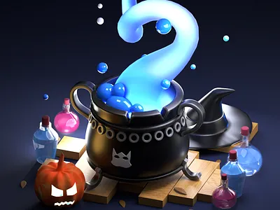 Halloween 3D Illustration 3d 3d art 3d artwork 3d illustration 3d model 3d modeling artwork design halloween illustration stylized illustration