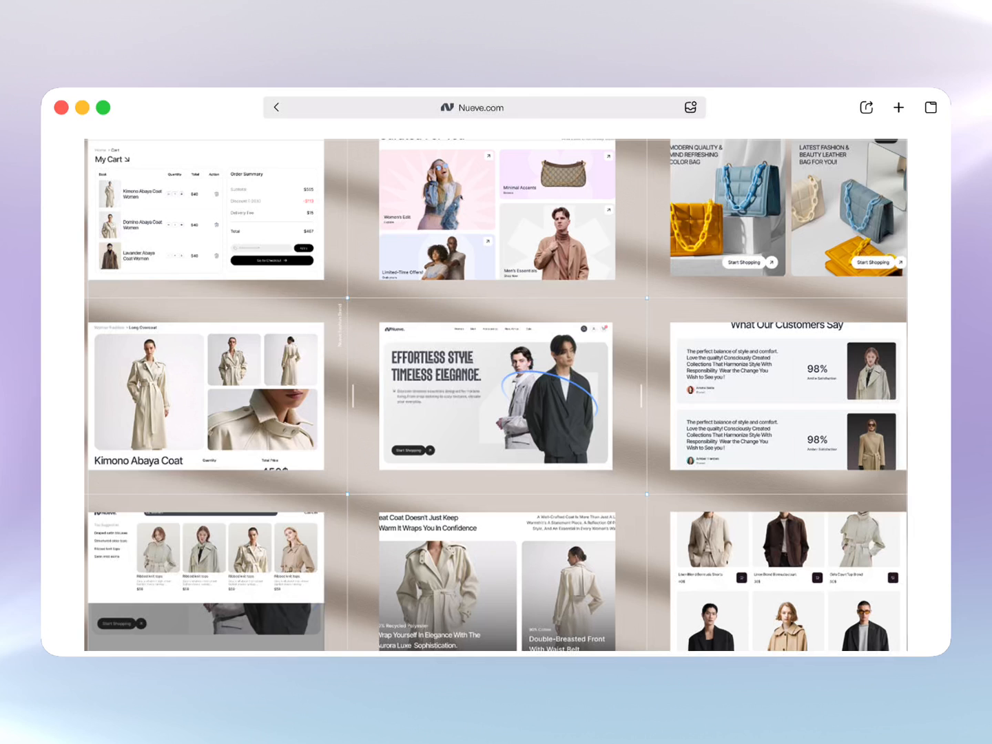 Example of Modern Website Design 
