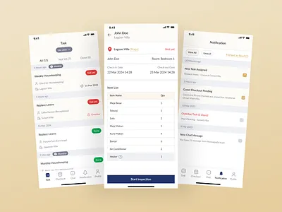 Nuswapada - Mobile App android application booking app design figma homepage interaction design ios mobile mobile application mobile design mobileapp saas typography ui uidesign uiux ux uxdesign villa app