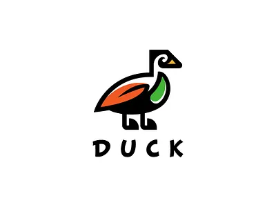 iconic duck logo duck logo duck logo sale funny duck logo graphic design logo modern duck logo