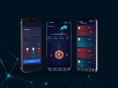 Stock Trading App Design app design app ui stock trading app