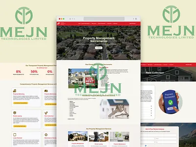 Real Estate Website Design UI 3d animation branding graphic design logo motion graphics ui