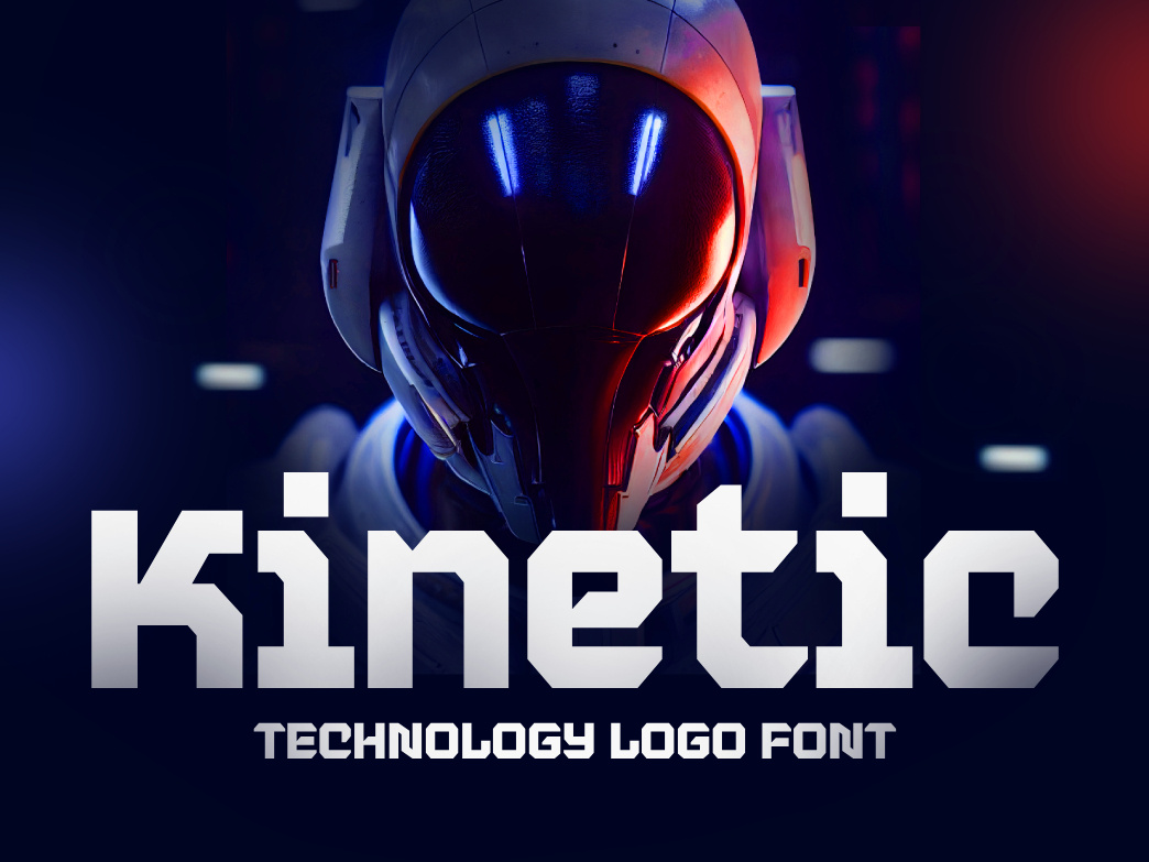 Kinetic – Futuristic Tech Font for Bold Modern Branding ⚡ startup
