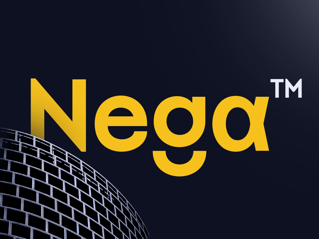 Nega Font - Modern Sharp Typeface for Bold Premium Logos ✨ typography