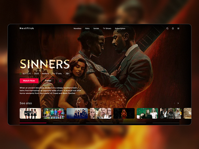 🎬 Online Cinema ui