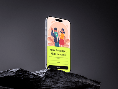 Recharge App - Ui Design app design app ui creative creative ui graphic design minimal mordern mordern app design recharge app recharge app ui ui ui design uiux