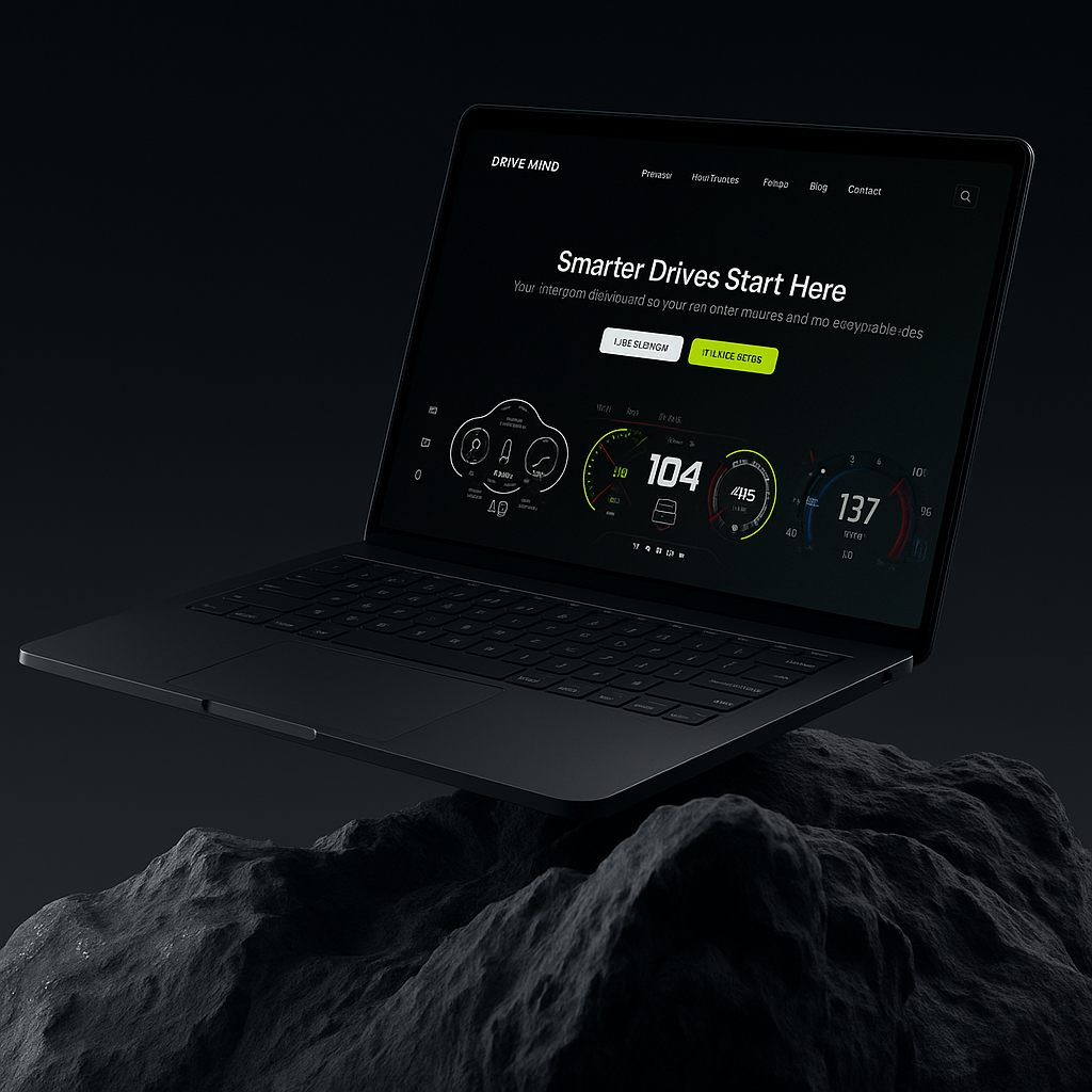 Smart Vehicle Assistant Web Landing Pages figma landing page landingpage ui uiux userexperience ux web webdesign