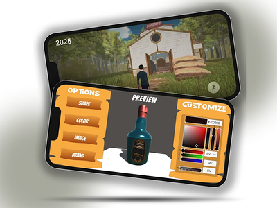Simulation Game Mobile App Design app app concept app design design gameplaydesign gameui gameux gamingapp maltsimgame maltsimui mobilegameui playdesign simulationgame ui uidesign ux
